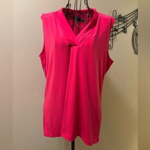 Jones New York Sleeveless Fuchsia Blouse